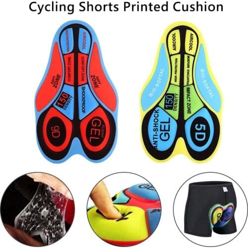 Cycling Shorts Cushion Breathable 5D Pads Bike Riding Base Cushion Outdoor Underwear 9D Silica Gel Pad Riding Accessories