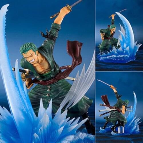 One Piece Anime Figure Roronoa Zoro Harbour Bird Modeling Scene PVC Action Figure Zoro Japan Manga Figurine Model Toys Decor