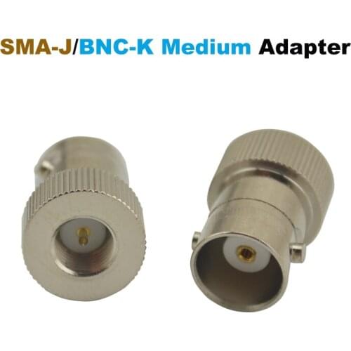 SMA-J (SMA Male)/BNC-K (BNC Female) jack Medium Size RF Adapter