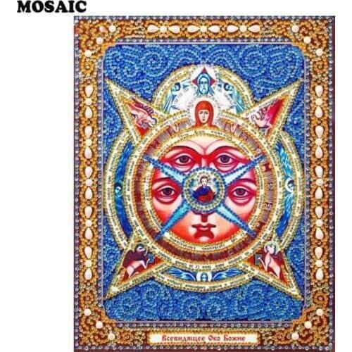 Full Square"religions icon" Drill DIY Diamond Painting Cross Stitch set Needlework Embroidery Mosaic Decoration Gift