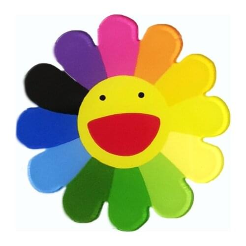 Beautiful Shirt Brooch For Women Vintage Sunflower Lapel Pins Acrylic Jewelry Badges Scarf Buckle Jeans Accessories