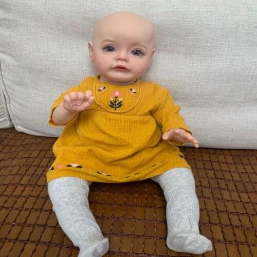 60cm Reborn Baby Reborn Baby Doll Kit Reborn Toys Reborn Doll Bebe Reborn Vinyl with Clothing New Born Baby Items