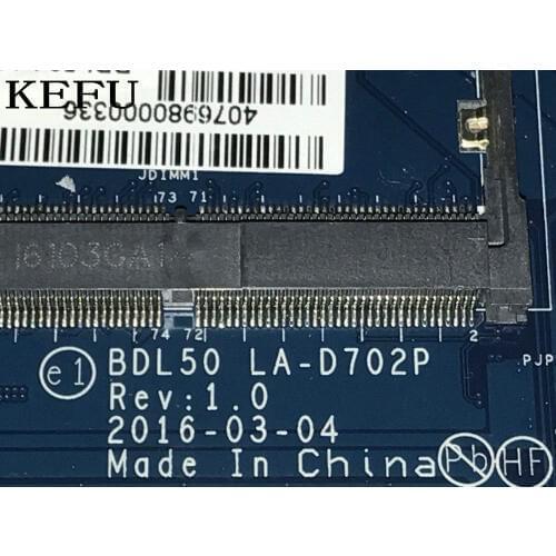 STOCK, NEW ITEM. BLD50 LA-D702P MAINBOARD For HP 15-AY MOTHERBOARD , PROCESSOR N3710 (qualified ok)