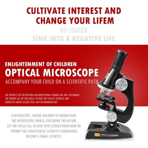Foreign Trade Hot-selling Science Toys for Children Science Laboratory Optical Microscope with Small Biomicroscopy