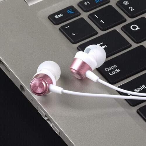 In Ear Earphone 3.5mm Universal Earbuds Surging Bass Sport Gaming Headset Handsfree Line Control Wired Earphones With Microphone