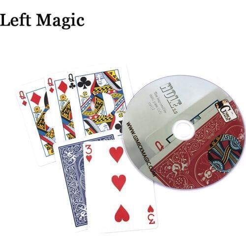 HOLE 2.0 By Mickael Chatelain (Gimmicks+DVD) Magic Tricks Card Hole Move Close Up Magic Props Comedy Illusions Mentalism