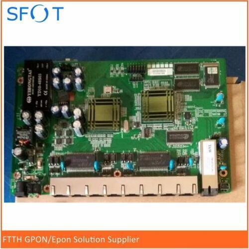 PCB board, PD with 8 ethernet ports, reverse POE optical network EPON ONU, 8 ports PCB board