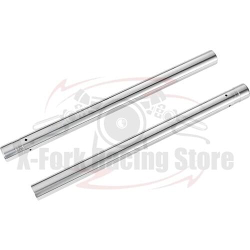Front Inner Fork Tubes Pipes Silver Pair for HONDA CB900F 919 Hornet 2003-2007 51410-MCZ-013 43x615mm