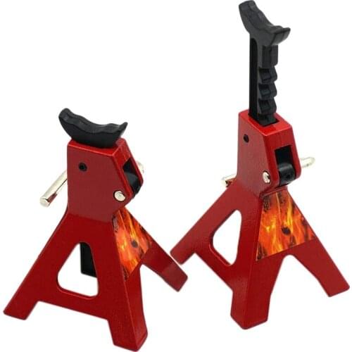 RC Jack Stands,2Pcs 6 Ton RC Car Scale Jack Stands for Axial SCX10 Wraith TRX4 D90 CC01 RC Quick Release Jack Stands