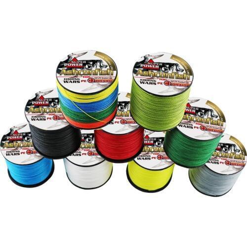 1000M supper Ocean Boat Fishing strong 6LB-100LB for sea fishing tools Pe super fiber braided fishing line 0.1mm-0.55mm thread