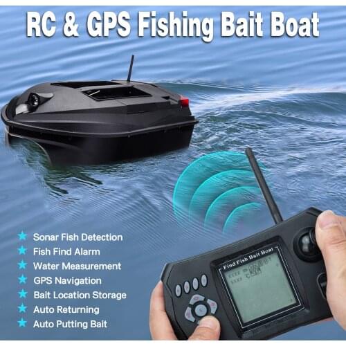 GPS Auto Cruise RC Bait Boat 380E GPS Navigation Dual Body Remote Control RC Intelligent Nesting Fishing Boat With 12 Bait Point