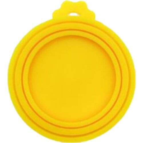 Silicone Canned Lid Sealed Feeders Food Can Lid For Puppy Dog Cat Storage Top Cap Reusable Cover Lid Health Pet Daily Supplies