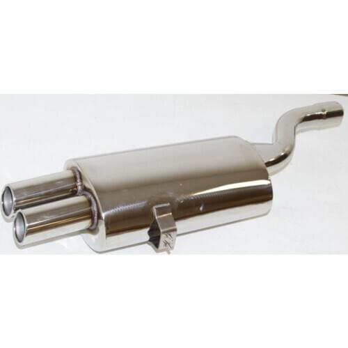 SS Exhaust Muffler Axle Back System for BM*W 99-00 E46 323i/328i 4D 328Ci 2D