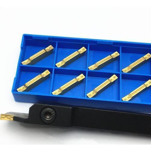 1 MGEHR1616-2mm blade holder + 10 MGMN200 NC3020 NC3030 PC9030 carbide blade CNC lathe grooving lathe MGEHL1616-2
