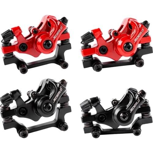 Bike Mechanical Disc Brake Calipers Universal Solid Aluminium Alloy Bicycle Front Rear Brake Caliper Component Accessories