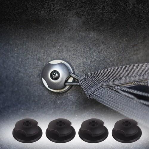 4pcs Universal Car Auto Rear Cargo Trunk Organizer Luggage Net Hardware Hook Mounting Point Car Clips Car Hook