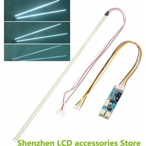 10piece/lot 19inch wide Dimable LED Backlight Lamps Update kit Adjustable LED Light For LCD Monitor 385MM
