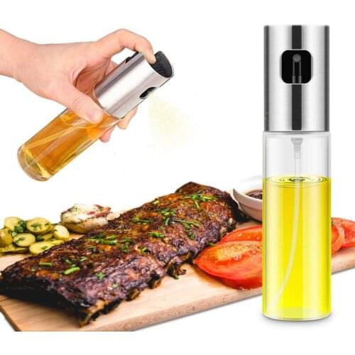2/4pcs Kitchen BBQ Baking Olive Oil Spray Bottle Spray Bottle Water Pump Grill Bottle Vinegar Bottle Oil Dispenser Cookware Tool