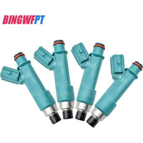 4pcs/lot 100% tested Fuel Injectors 23250-28080 23209-28080 For Toyota Camry Corolla Highlander Matrix RAV4 Solara Scion TC XB