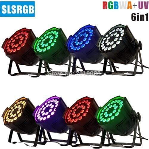 Aluminium led par 24x18w rgbwa+uv 6in1 rgbwpy Indoor Use Christmas Disco Dj Stage Lighting