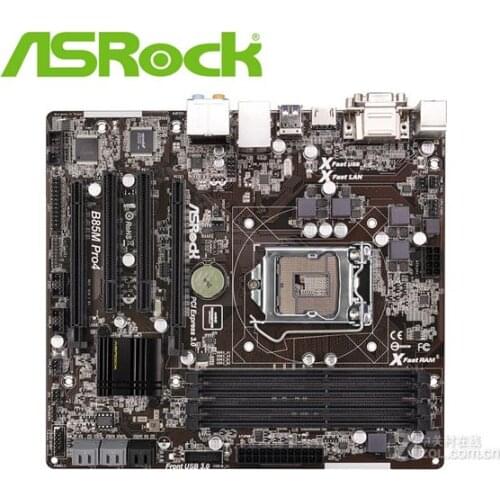 ASROCK B85M PRO4 Motherboard B85 LGA 1150 i7 i5 i3 DDR3 32G SATA3 Micro-ATX used motherboard