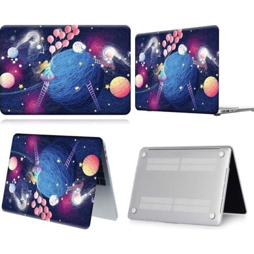 Fantasy Planet Paint Pattern Anti-slip Laptop Case For Apple Macbook 12/Air 11 13 A2337/Pro 13(A2251 A2289) 15 16/Pro 13 A2338