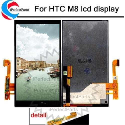 BLACK screen 5.0"For HTC M8 One 831c LCD Display Touch Digitizer Sensor Glass Assembly 100% Tested 5.0inch 1920*1080
