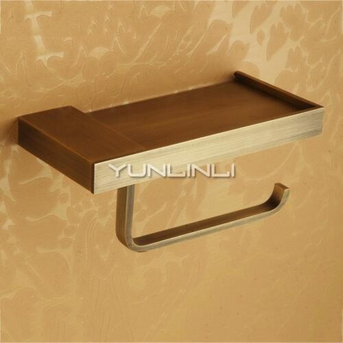 European All Bronze Antique Waterproof Paper Towel Holder Bathroom Toilet Gold Mobile Phone Paper Towel Holder