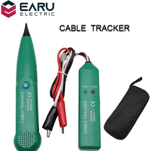 LAN Network Cable Tracker Telephone Phone Wire Tracer Detector Line Finder Diagnose for UTP STP Cat5 Cat6 Cat6E RJ45 RJ11