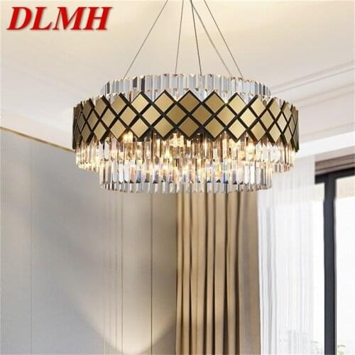 DLMH Pendant Light Postmodern Luxury Crystal Lamp Fixture Decorative For Home Dining Living Room