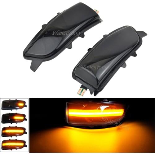 For Volvo S40 S60 S80 C30 C70 V40 V50 V70 LED Dynamic Turn Signal Light Side Mirror Indicator Blinker Sequential Lamp