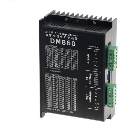 DM860H Microstep Stepper Motor DriverMotor Brushless For 57 86 Stepper Motor Nema 23 34 instead of DMA860H MA860H