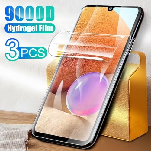 3PCS hydrogel film for samsung galaxy a32 4G smartphone screen protector for samsung A 32 A32 6.4'' A325F film cover not glass