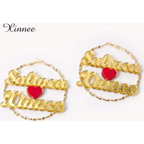 Custom name Personality Acrylic couples Custom Name Earrings Custom Name Necklace Jewelry set