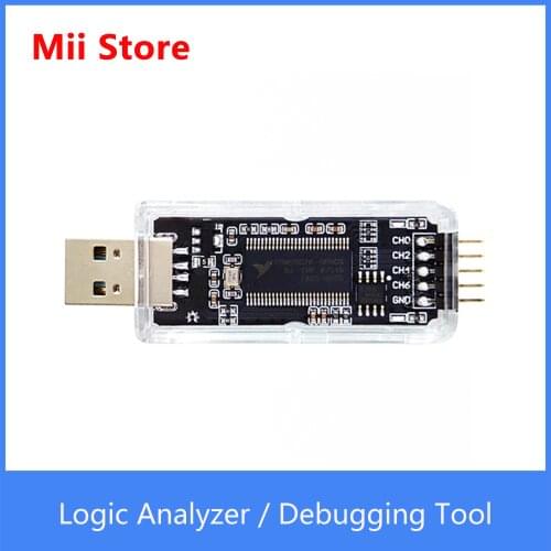 NanoDLA Logic Analyzer ARM FPGA Debugging Tool Protocol Analysis 24MHz Sampling Rate 8 Channels Open Source Sigrok PulseView