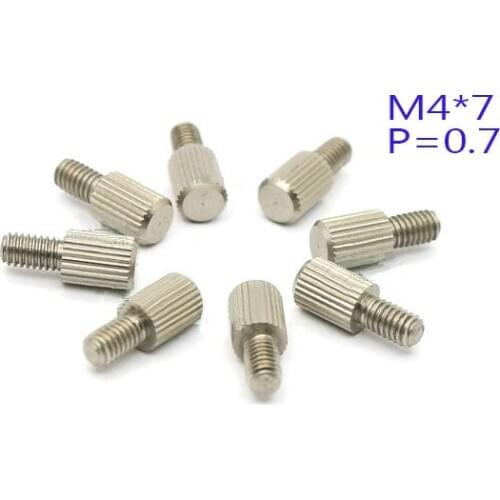 M4*7 knurled thumb screw astronomical telescope screw,precision instrument adjusting screw, knurled screw Knurled Head