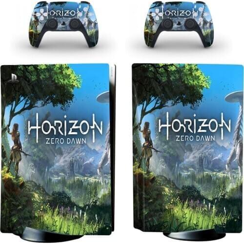 Horizon Zero Dawn PS5 Standard Disc Edition Skin Sticker Decal Cover for PlayStation 5 Console & Controller PS5 Skin Sticker