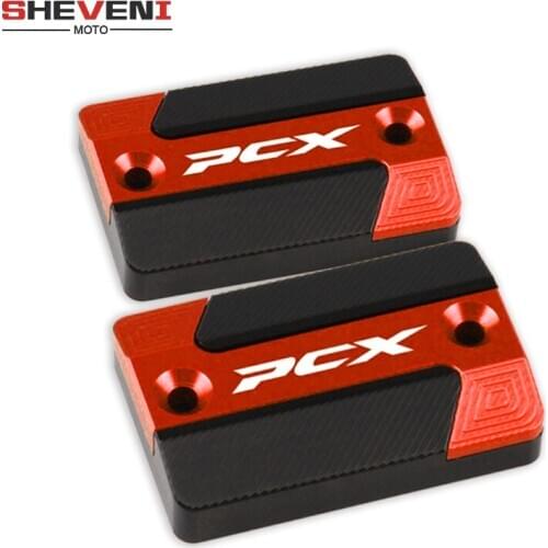 New For HONDA PCX125 PCX150 PCX 125 150 2018 2019 Motorcycle CNC Aluminum Front Brake Cylinder Fluid Reservoir Cover Cap