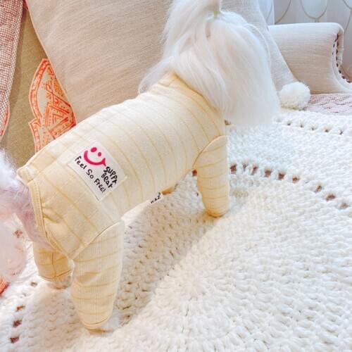Girl Dog Clothes Jumpsuit Pajamas Puppy Small Dog Clothing Overalls Sleepwear Yorkshire Pomeranian Bichon Poodle Costume Outfit