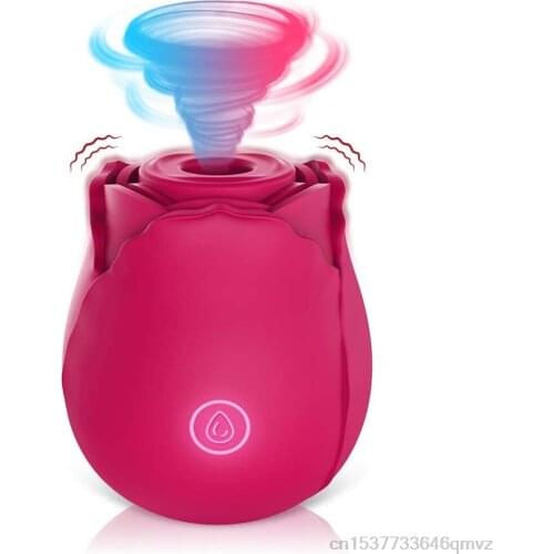 Oral Licking Clitoris Stimulation Powerful Rose Shape Vagina Sucking Vibrator Intimate Good Nipple Sucker Sex Toys for Women