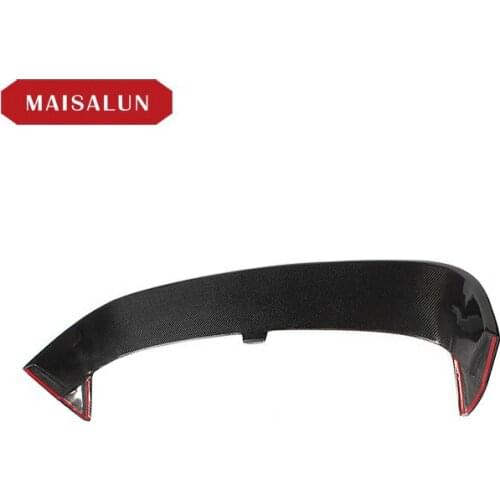 Suitable For Volkswagen Golf Mk7 Jc Carbon Fiber Top and Tail Wing Refitted with Non Perforated Upper Spoiler Fixed