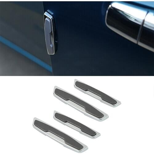 4Pcs Door edge Protection Decoration Strip Auto Bumper Anti-collision Guard Buffer Protective Strip Car Styling