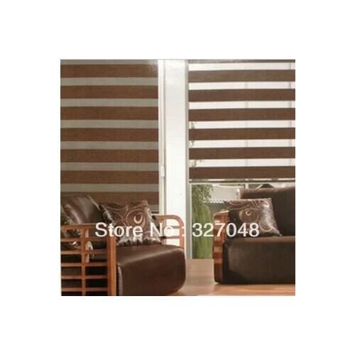Popular zebra blinds/double-layer roller blinds/ready made curtain/curtain fabric curtain window curtain