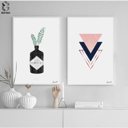 Urban Jungle Posters And Prints Wall Art Canvas Painting Scandi Geo Wall Pictures For Living Room Nordic Decoration