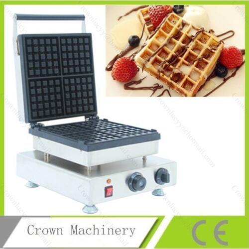 Professional rectangle shape commercial waffle maker machine for sale