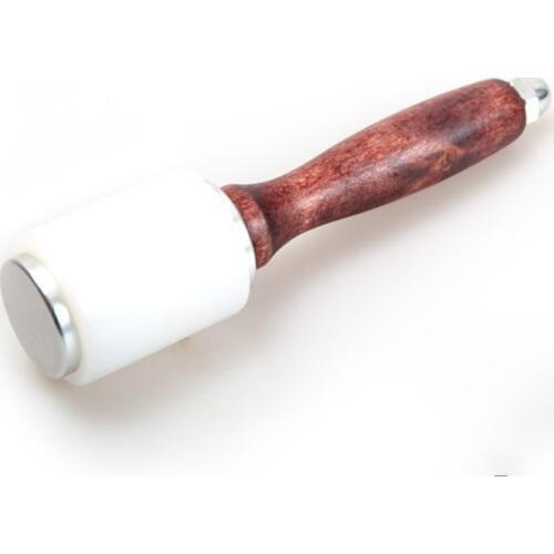 Skin carvings Leather carving printing tool Nylon hammer Chestnut Punching hammer Mauls Mallets Wood hammer Mallet