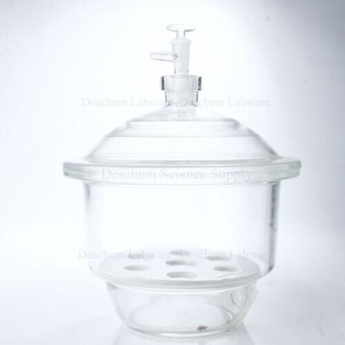 240mm,Glass vacuum desiccator jar lab dessicator dryer,9"