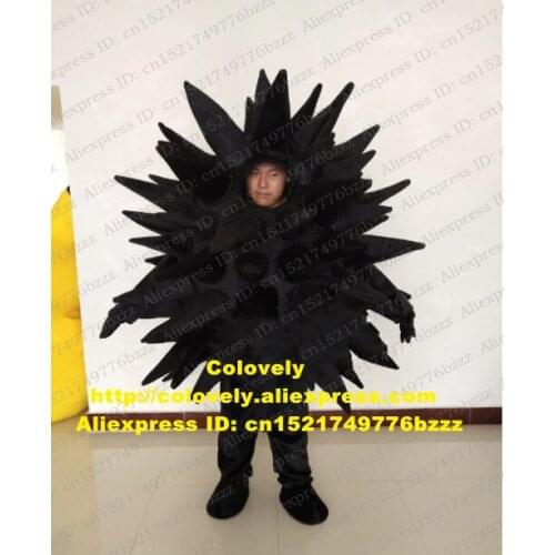 Black Sea Urchin Mascot Costume Adult Cartoon Character Outfit Suit Festival Gift Enterprise Propaganda zz9538