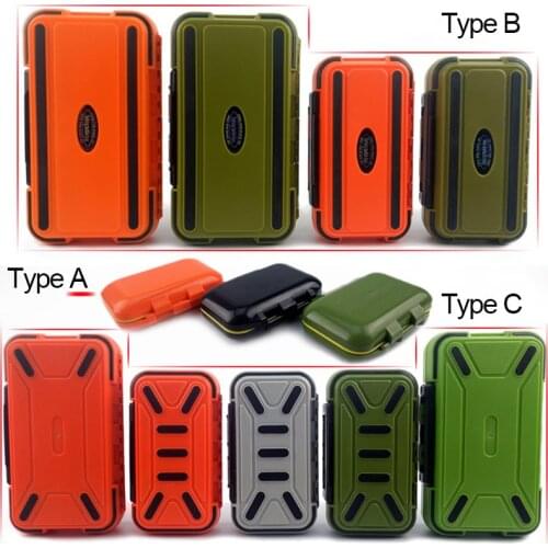 3 Type Waterproof Fishing Tackle Box Double-Sided Bait Lure Box Large Capacity Plastic Fishing Case Fishing Gear Accessories