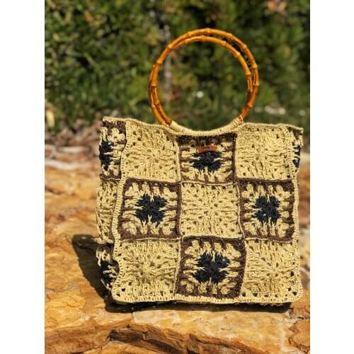 Women Bag Waeve Summer Beach женская тканая сумка 2021 Fashion תיק ארוג לנשים Best Model New Trendy Cool Handmade Art